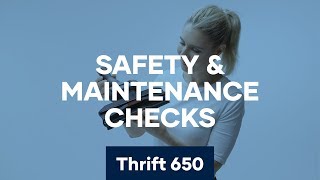 Safety & Maintenance Checks - Thrift 650 Backpack Vacuum | Pacvac Product Training Video