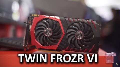 Badass GTX 1080s from MSI