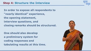 Conducting and Construction an Interview: Part 1 by Prof. Vasudha Kamat
