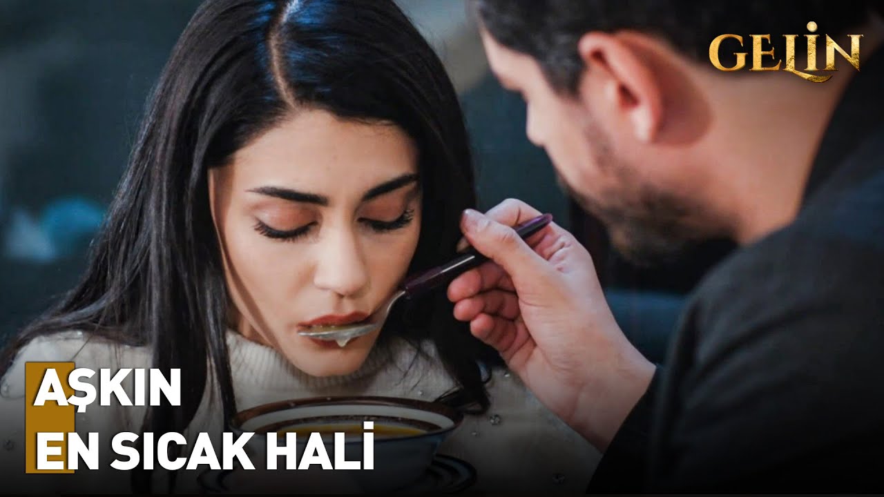 Cihan, Hançer’e Elleriyle Çorba İçiriyor 🍲  | @GelinDizisi