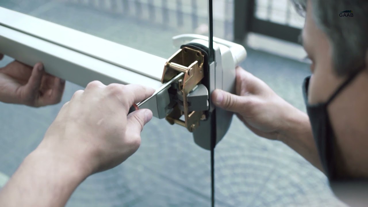 GAAB LOCKS Panic Exit Device Glass doors (double-leaf)