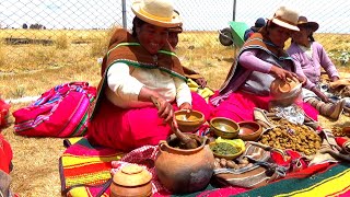 FERIA gastronómica ANCESTRAL Gran Puni ESCOMA 2022, Lago Titicaca provincia Camacho La Paz - Bolivia
