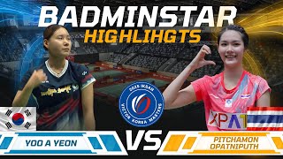 Yoo A Yeon Kor Vs Pitchamon Opatniputh Tha Iksan Victor Korea Masters 2025 R16