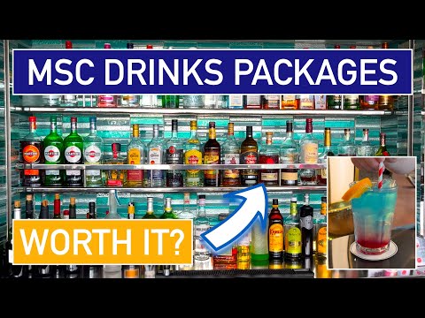 Msc Cruises Drinks Packages Explained... Worth It