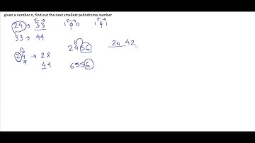 next smallest palindrome -part 1 -  developing intuition