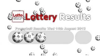 Powerball Winning Numbers for Wednesday August 14th 2013 Powerball Winning Numbers for Wednesday August 14th 2013
