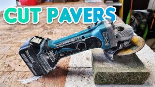 How To Cut Pavers With An Angle Grinder