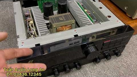 Xử lý Volum bị lụp bụp - rọt rẹt tại nhà đơn giản hiệu quả. Amply Sansui 607L Extra tuyệt đẹp