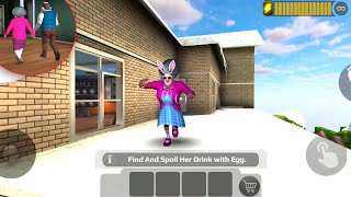 Scary Teacher 3D miss t Easter funny pranks with Nick