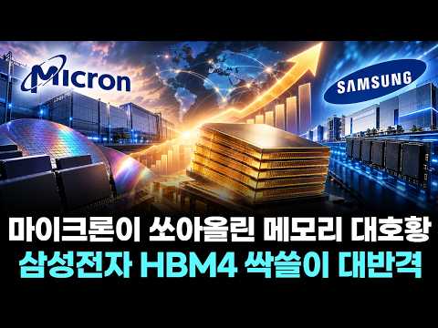 Micron's Memory Boom... Samsung Electronics' All-Out HBM4 Counterattack