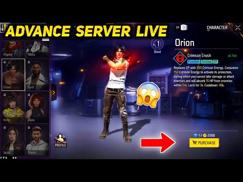 Free Fire Advance Server Live - New Character, New System, New Updates 