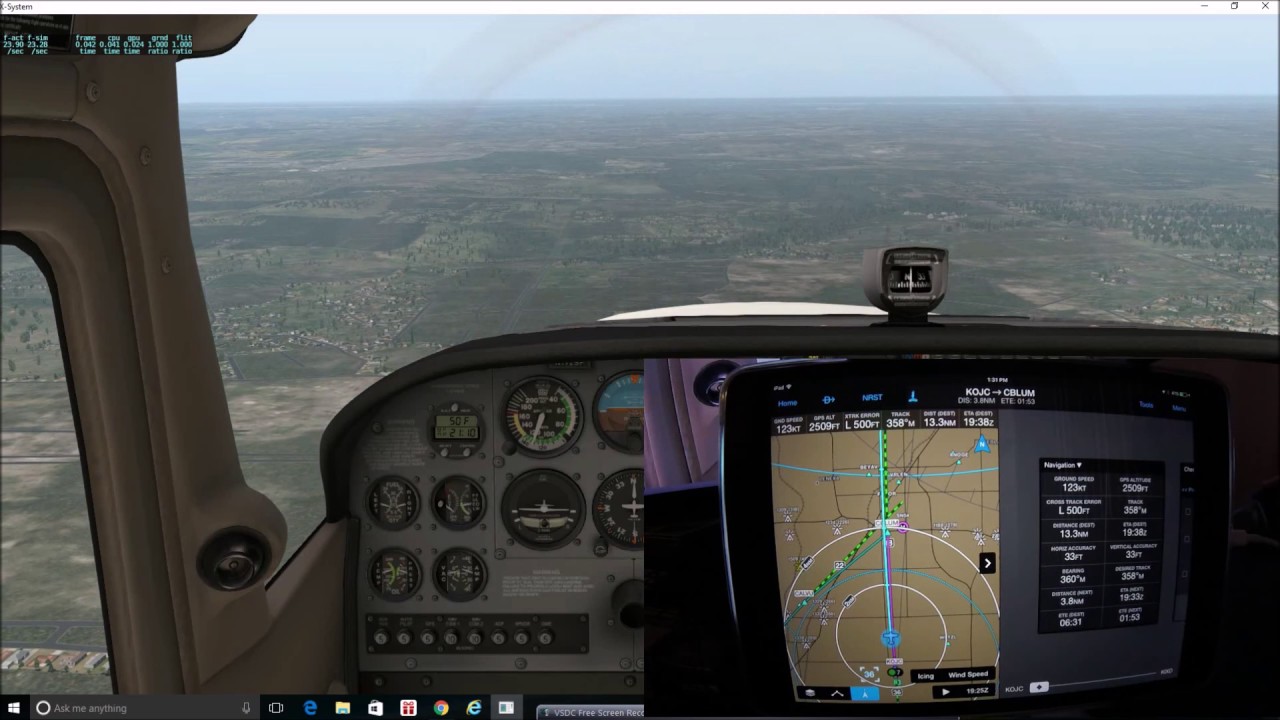 Garmin Pilot App Demo (Via X-Plane 11) - YouTube