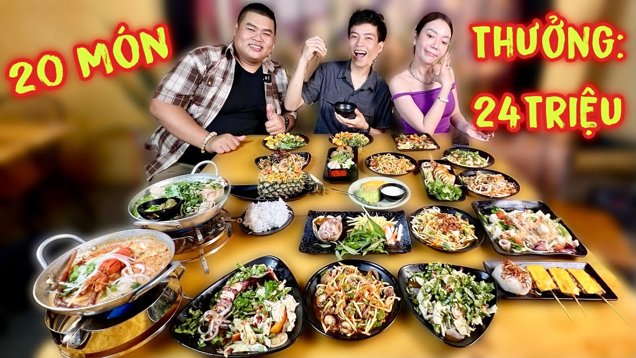 Chấn Động Vũng Tàu Hoàng Tốc Độ Thử Thách Ăn 20 Món Tại Xuka Quán Thắng Nhận Thưởng 24 Triệu Đồng