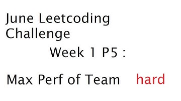 Maximum Performance of a Team [Hard]