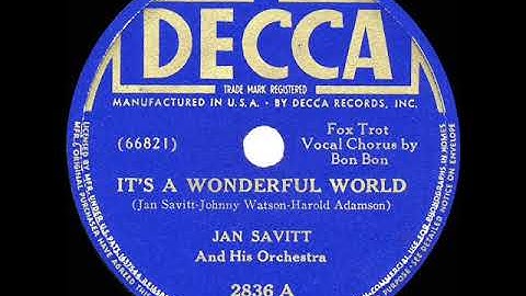 1939 Jan Savitt - It’s A Wonderful World (Bon Bon, vocal)
