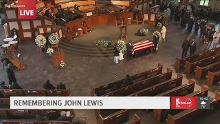 John Lewis releases final essay day of his funeral