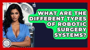 What Are The Different Types Of Robotic Surgery Systems? - The Operating Table