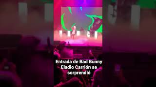 Bad Bunny Y Su Entrada Al concierto de Eladio Carrión