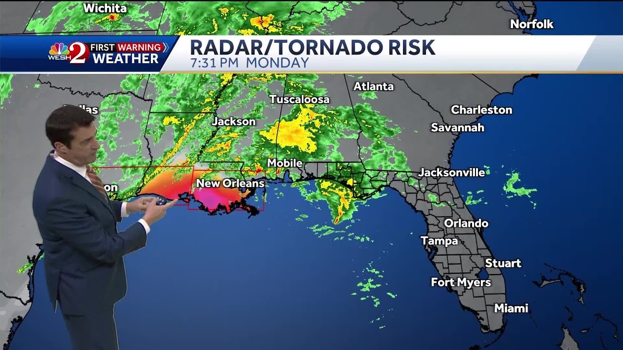 First Warning Weather Day: Damaging winds, tornadoes possible Tuesday ...