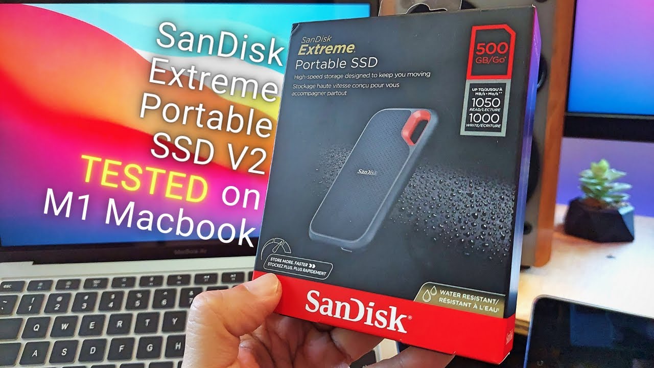 Disque dur externe portable SSD SANDISK Extreme Portable - 4To