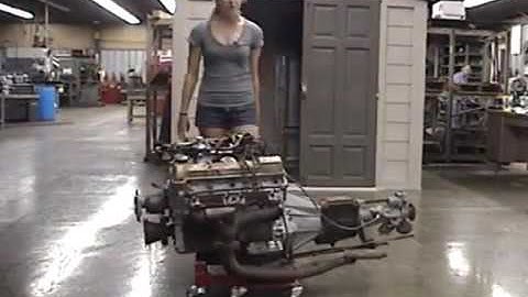 Engine Dolly Attachment for The Heavy Duty Auto Dolly   Demo