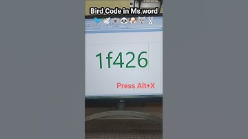 How to insert 🐦🕊️ symbol in Ms Word 👍🙏💻#song #youtube #shorts #video
