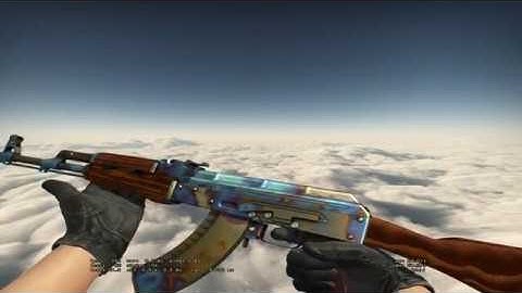 CSGO: AK-47 | Case Hardened Blue Barrel Pattern