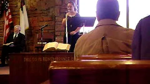 Elizabeth Trumble singing O Little Town of Bethleh...