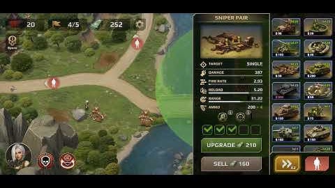 WWII Defense: RTS Army TD game Level 25 (mobile)
