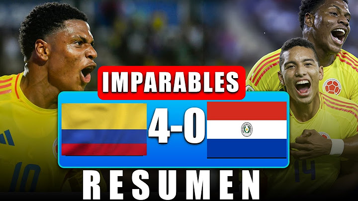 Colombia 4-0 Paraguay - RESUMEN EN VIVO -  Sudamericano Sub 20 2025