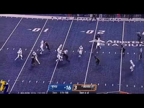 BYU QB Zach Wilson's outstanding ability to make throws off script & outside of structure