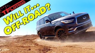 On TWO Wheels! Is the 2020 Infiniti QX80 Better OffRoad Than A Land Cruiser?