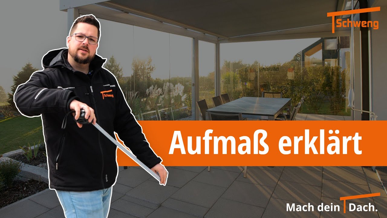 Platz für Terrassenüberdachung ausmessen - Wie geht das? | Mach dein Dach #8