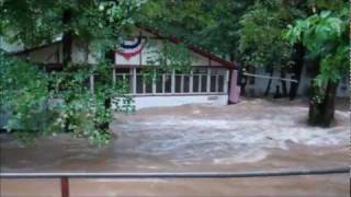 knoebels flooding @ 1pm 9/7/2011