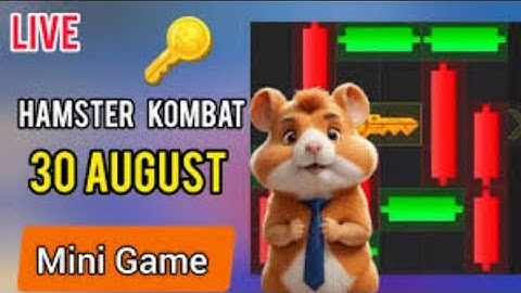 30August Mini Game Puzzle and Daily Cipher Hamster Kombat How to Solve Mini Game Puzzle,TaKa Dat com
