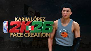 Karim López  NBA 2K26! Best Face Creation