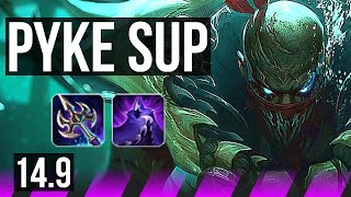 PYKE & Zac vs MAOKAI & Kog'Maw (SUP) | 2/1/10 | EUW Grandmaster | 14.9