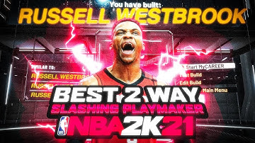 *GAME BREAKING* 2-WAY SLASHING PLAYMAKER IN NBA 2K21! - CONTACT DUNKS, SPEEDBOOST & MORE!