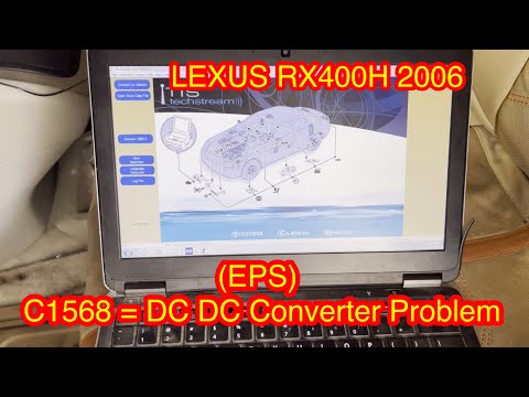 (EPS) C1568 = DC DC Converter Problem, c1568 dc dc converter,c1568 lexus,c1568 lexus rx 400h