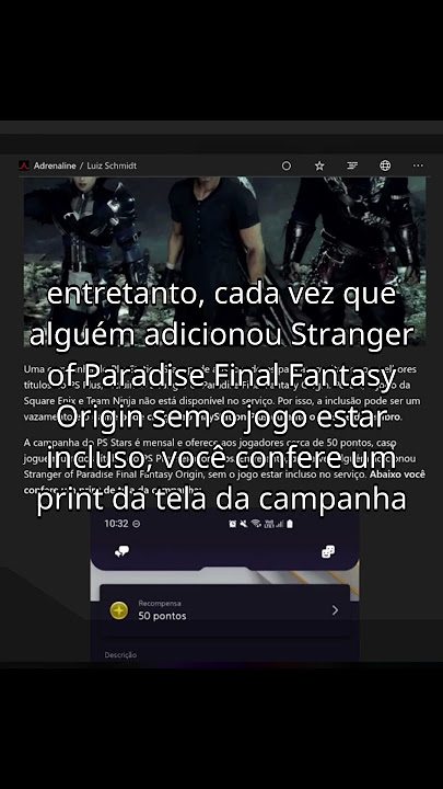 Stranger of Paradise Final Fantasy Origin pode chegar ao PS Plus -  Adrenaline