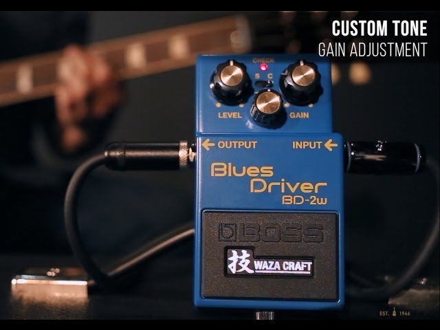 Boss BD-2W Blues Driver Waza Craft pedal - YouTube