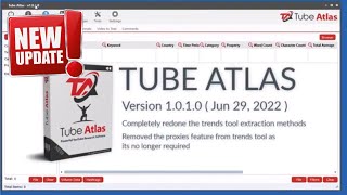 Tube Atlas NEW Trends Tool Updates  Version 1.0.1.0