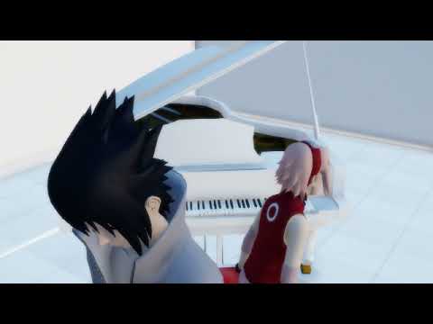 A kiss【NARUTO MMD】*sasusaku