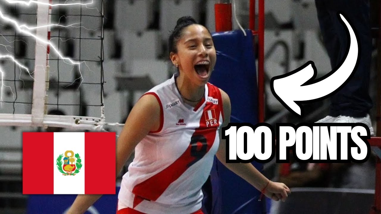 Gianella Chanca (#9) - POWERFUL Attacks at U17 World Champs! - YouTube