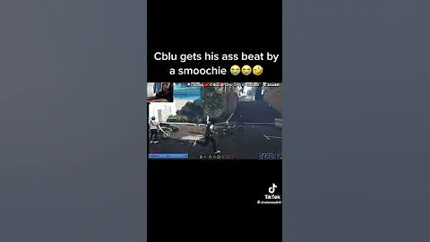 Cblu gets beat up by a smoochie