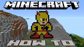 Minecraft ~8 Bit~ HOW TO : Professor Zoom  ~Marvel~ ( Tutorial ) /W Killerkev