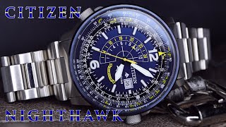 CITIZEN NIGHTHAWK! Blue Angels Pilots Watch Review - YouTube