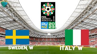 Sweden vs Italy FIFA Womens World Cup 2023 Football Match Prediction