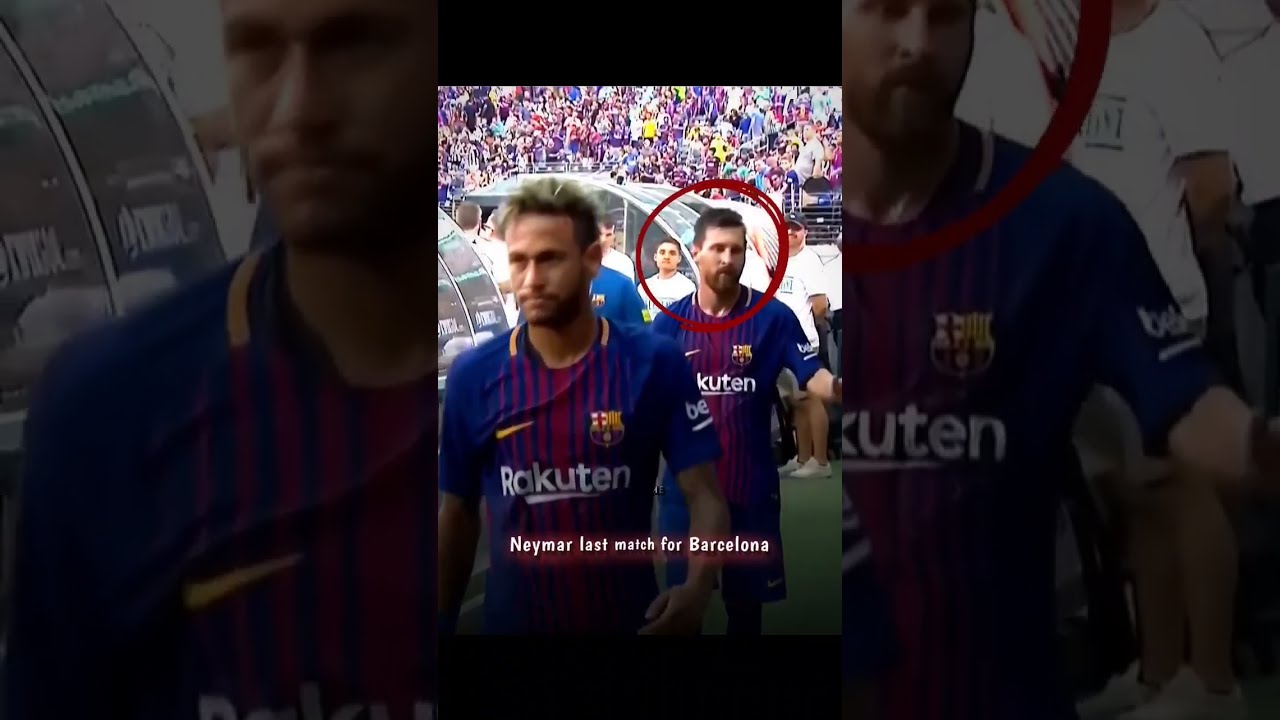 Neymar Last Match For Barcelona Shorts