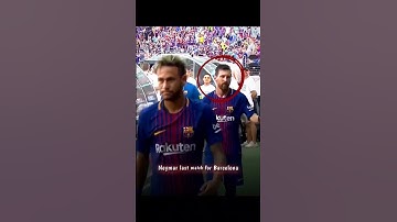 Neymar last match for Barcelona 😢 #shorts